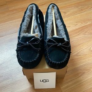 UGG Bella 2 black moccasins size 7